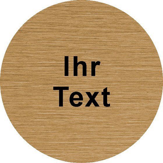 9300/50 Textmetallronde 50 mm Ø