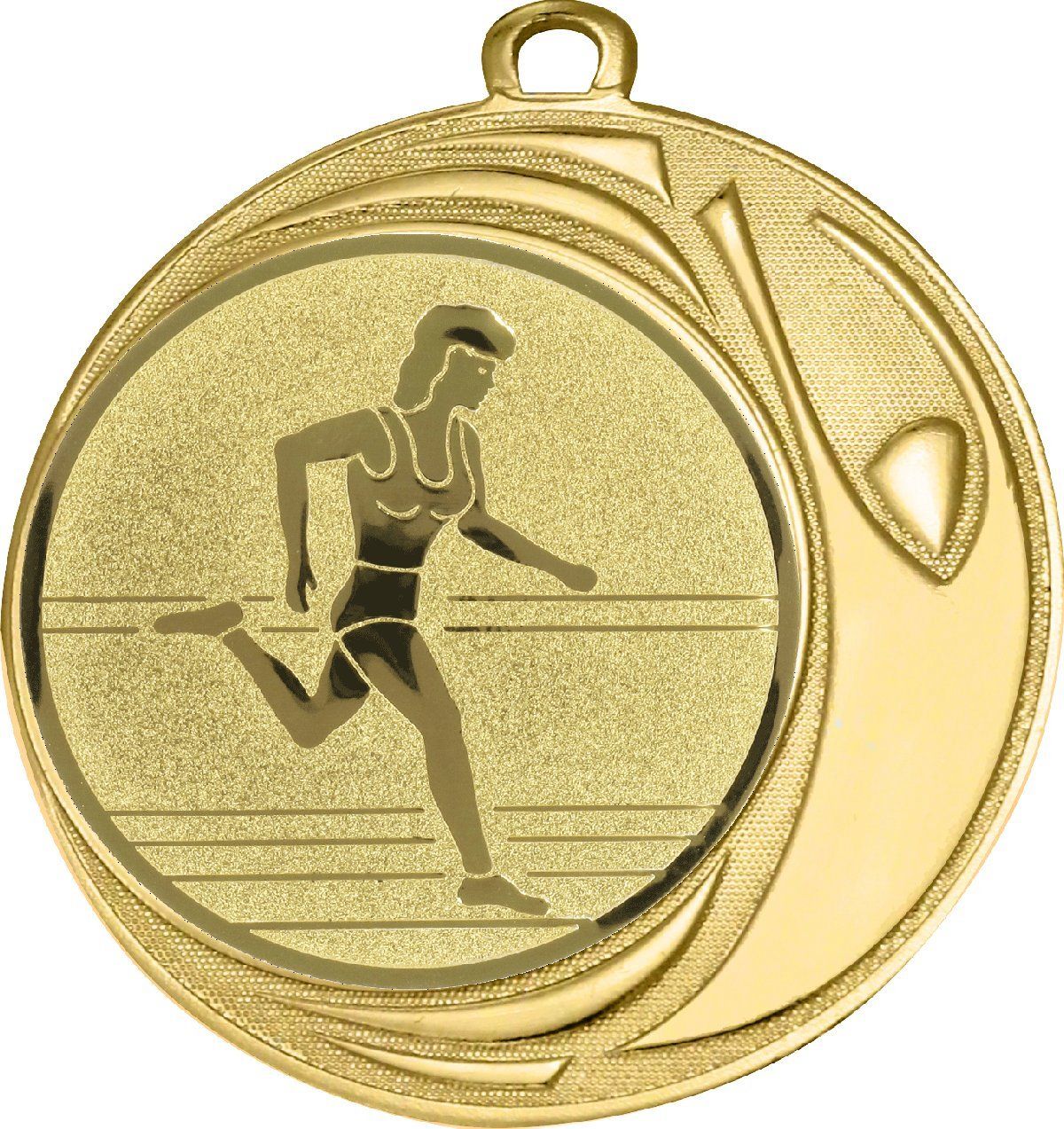 DI7006.244 Einzelläuferin Medaille 70 mm Ø