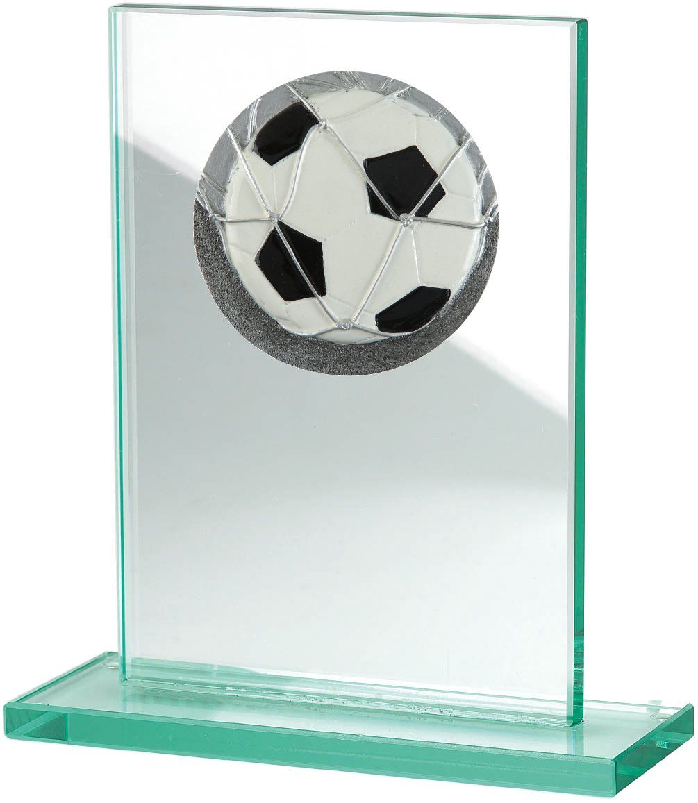 W511.003 Fussball Glastrophäe | 100x150 mm