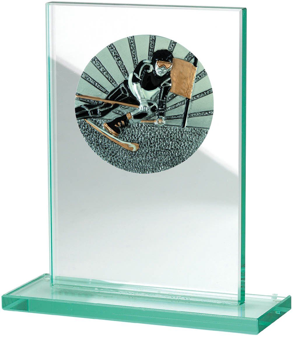 W511.057 Ski Alpin Glastrophäe | 100x150 mm