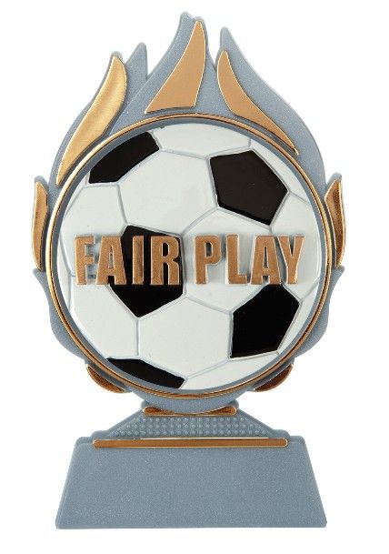 BL.001.F45A Fussball - Fairplay Pokal-Aufsteller | 13,5 cm