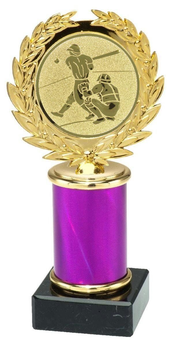 900.154.323 Baseball Pokal inkl. Beschriftung | Serie 3 Stck.