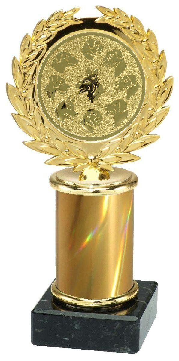 900.01.233 Hunde Pokal inkl. Beschriftung | Serie 3 Stck.