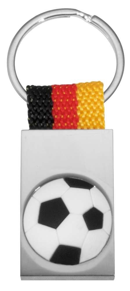 35428 Fussball Schlüsselanhänger inkl. Geschenkbox | 25x40 mm