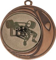 DI7006.407 Bankdrücken Medaille 70 mm Ø
