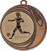 DI7006.220 Fussball - Frauen Medaille 70 mm Ø