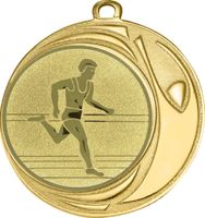 DI7006.243 Einzelläufer Medaille 70 mm Ø