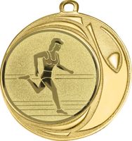 DI7006.244 Einzelläuferin Medaille 70 mm Ø