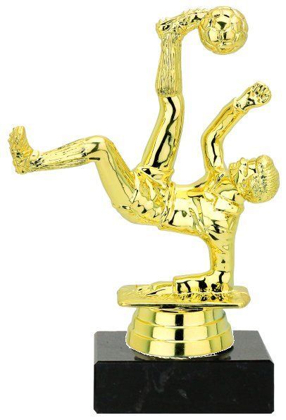M34172 Fussball Figur mit Marmorsockel 14,3 cm | montiert