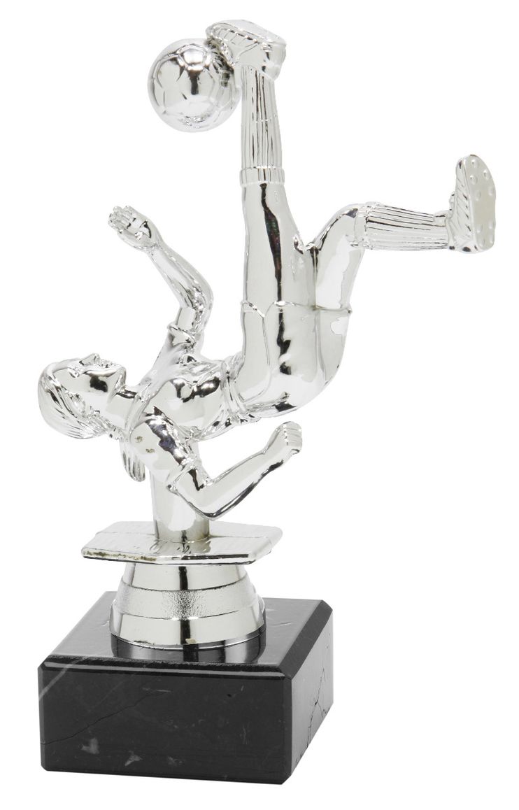 MP222.02 Damenfussball Figur mit Marmorsockel | 14,5 cm