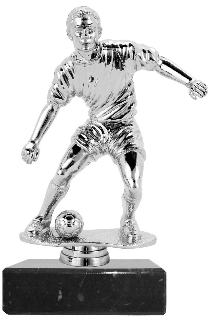 M34156 Fussball Figur mit Marmorsockel 18,5 cm | montiert