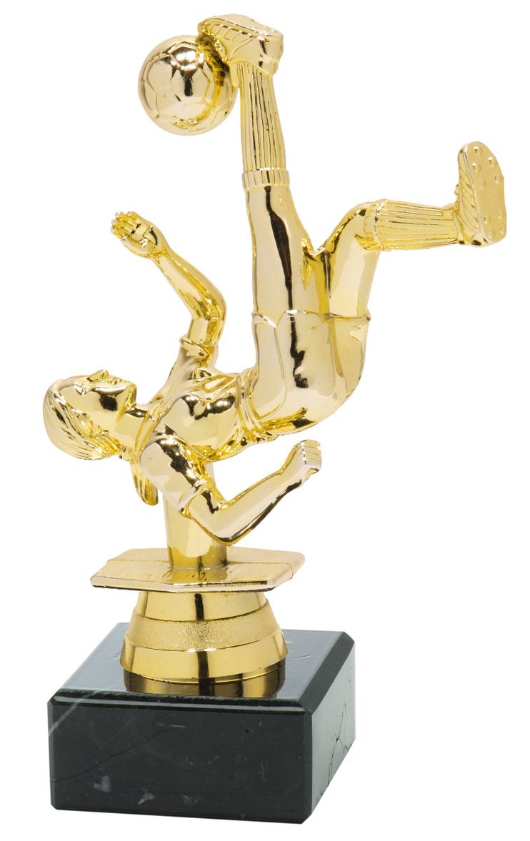 MP222.01 Damenfussball Figur mit Marmorsockel | 14,5 cm