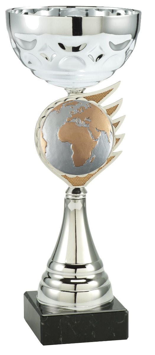 ET.408.020  Welt - Globus Pokal | Serie 5 Stck.
