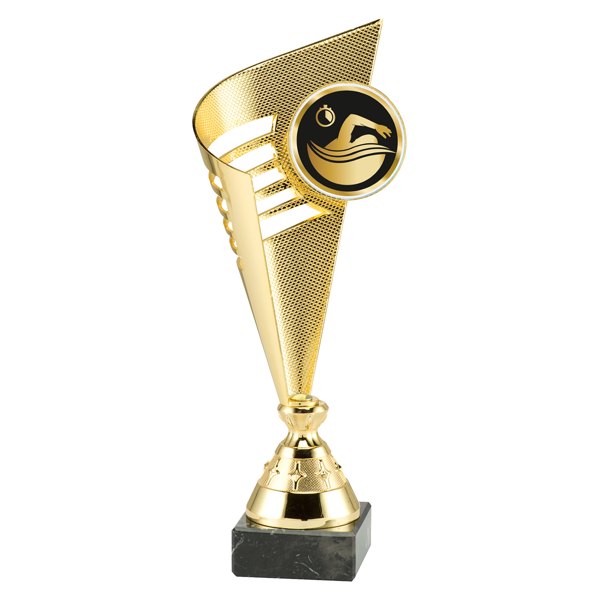 BL.007.AC016 Schwimmer Pokal | Serie 3 Stck.