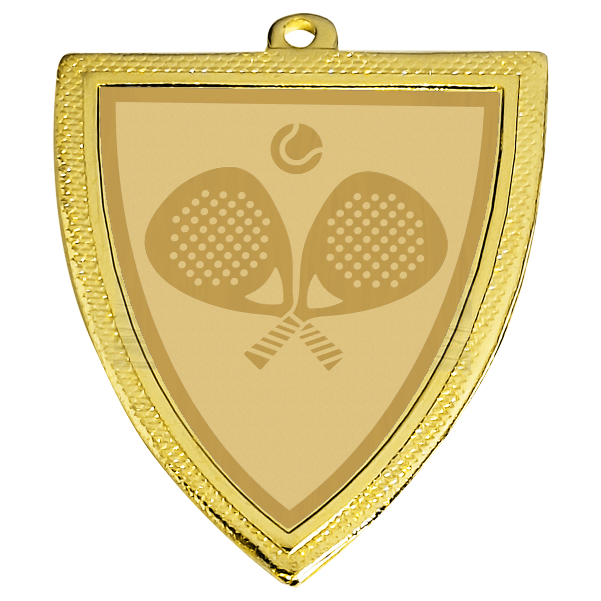 D129.025 Padel Medaille 50x55 mm