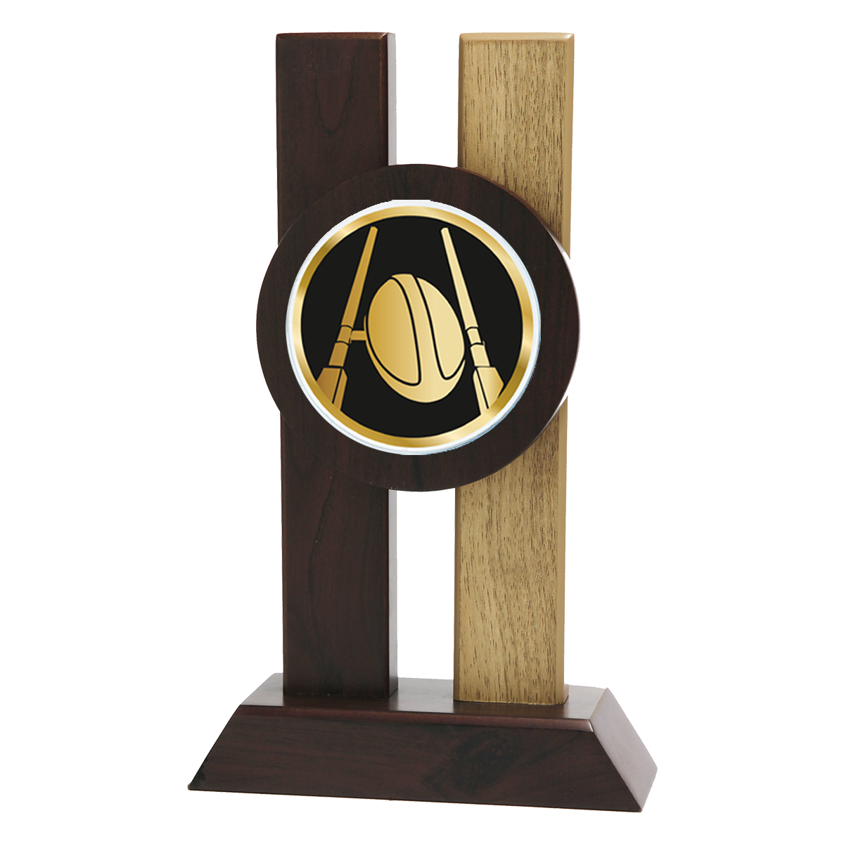 H340.AC025 Rugby Holz-Pokal | 3 Größen