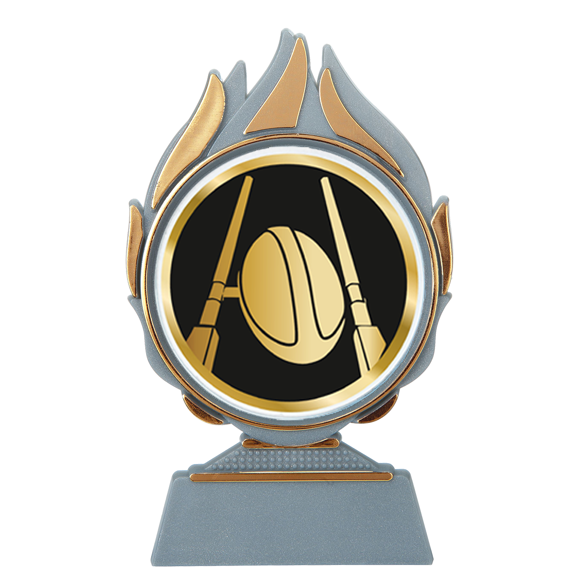 Q120.AC025 Rugby Pokal-Aufsteller | 13,5 cm