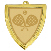 D129.025 Padel Medaille 50x55 mm