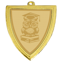 D129.045 Wissen - Quiz Medaille 50x55 mm