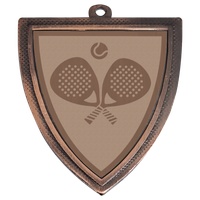 D129.025 Padel Medaille 50x55 mm