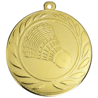 DI5000.ZG Badminton Medaille 50 mm Ø