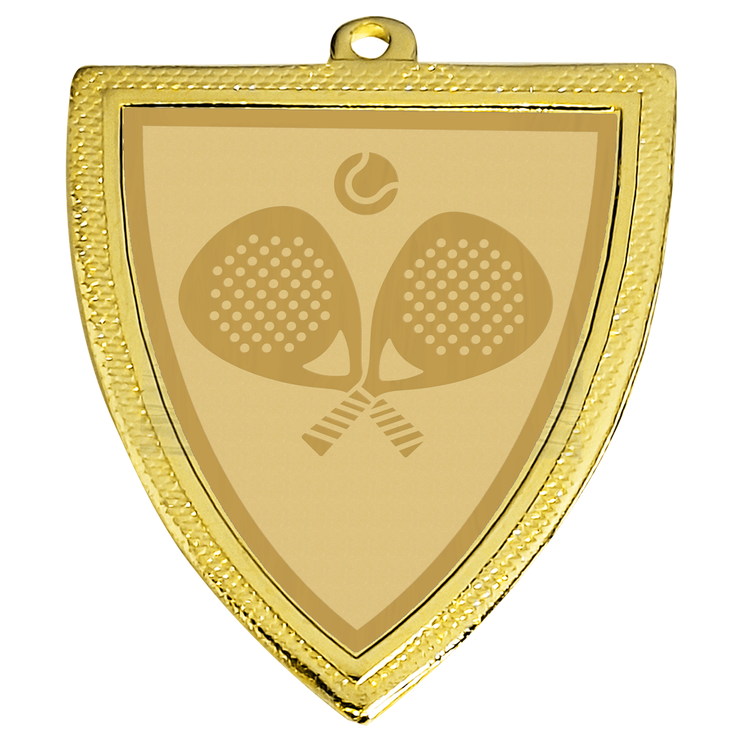 D129.025 Padel Medaille 50x55 mm