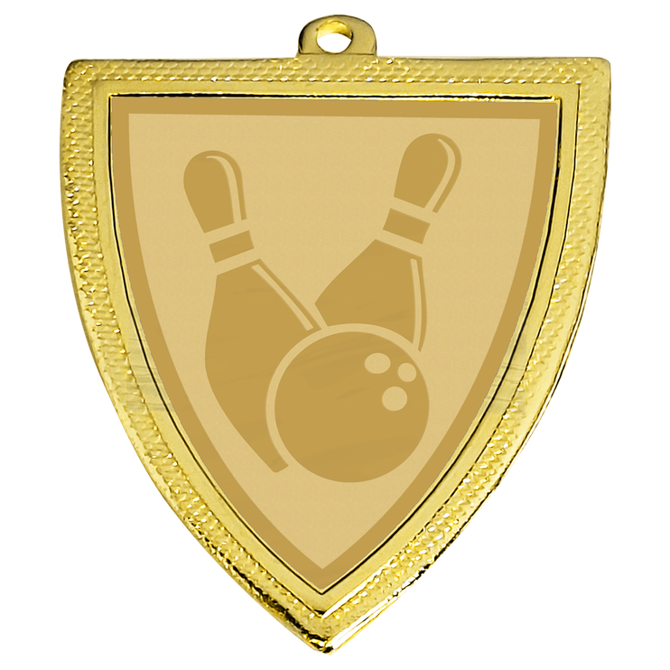 D129.027 Bowling Medaille 50x55 mm