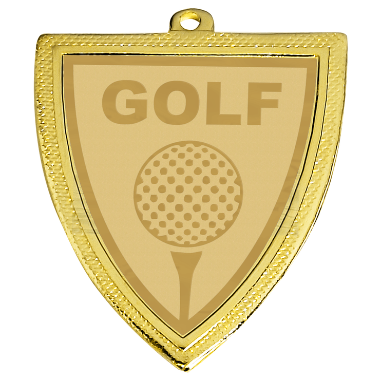 D129.041 Golf Medaille 50x55 mm