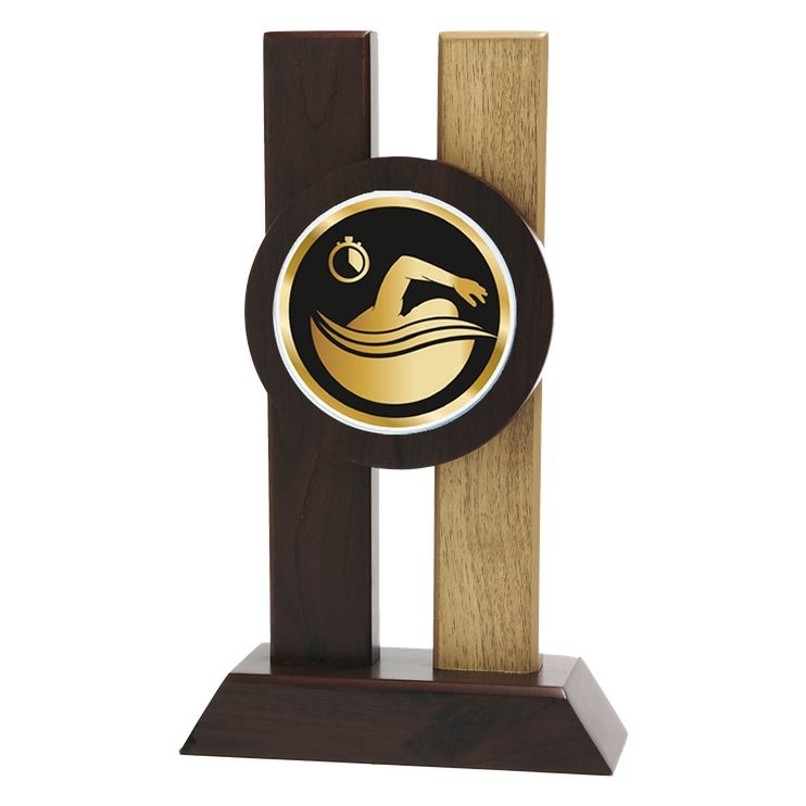 H340.AC016 Schwimmer Holz-Pokal | 3 Größen
