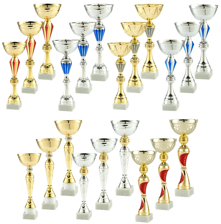 LOT2024-2 21er-SET Pokalpaket | 7 Serien à 3 Größen