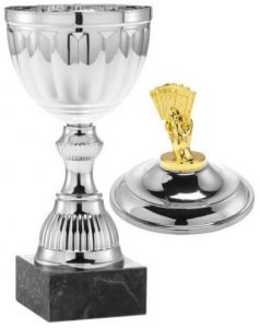 1020.018 Skat - Poker Pokale mit Deckelfigur inkl. Beschriftung | Serie 7 Stck.