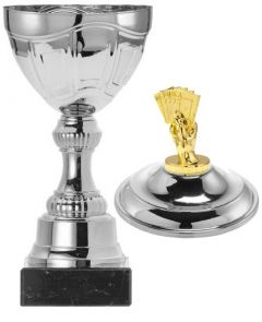 1054.018 Skat - Poker Pokale mit Deckelfigur inkl. Beschriftung | Serie 7 Stck.