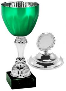 1065/1 Pokal mit Deckel inkl. Emblem u. Gravur | 28,5 cm