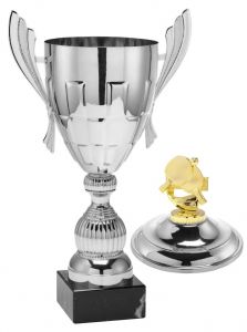 1084.019 Tischtennis Pokale mit Deckelfigur inkl. Beschriftung | Serie 10 Stck.