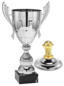 1084.029 Basketball Pokale mit Deckelfigur inkl. Beschriftung | Serie 10 Stck.