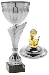 1085.032 Golf Pokale mit Deckelfigur inkl. Beschriftung | Serie 8 Stck. 