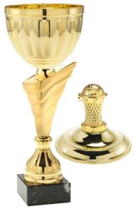 1086.029 Basketball Pokale mit Deckelfigur inkl. Beschriftung | Serie 8 Stck. 
