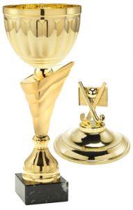 1086.034 Hockey Pokale mit Deckelfigur inkl. Beschriftung | Serie 8 Stck. 