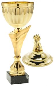 1086.049 Pudel - Bowling Pokale mit Deckelfigur inkl. Beschriftung | Serie 8 Stck. 