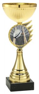 2000FG018 Rugby Pokal mit Kunstharzmotiv inkl. Gravur | Serie 5 Stck.
