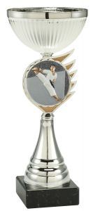 2001FG005 Karate Pokal mit Kunstharzmotiv inkl. Gravur | Serie 5 Stck.