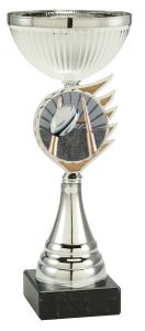 2001FG018 Rugby Pokal mit Kunstharzmotiv inkl. Gravur | Serie 5 Stck.
