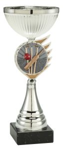 2001FG019 Cricket Pokal mit Kunstharzmotiv inkl. Gravur | Serie 5 Stck.