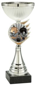 2001FG054 Eishockey Pokal mit Kunstharzmotiv inkl. Gravur | Serie 5 Stck.