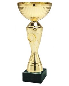OUT2083.120 Pokal inkl. Emblem u. Beschriftung | 27,5 cm