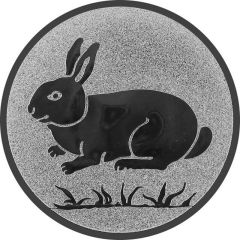 9100.266 Pokal-Emblem Kaninchen | 25 mm Ø