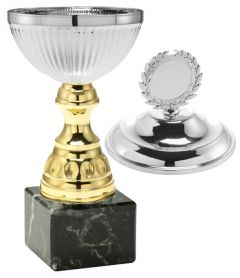 3010 Pokale mit Deckel inkl. Emblem u. Gravur | Serie 3 Stck.