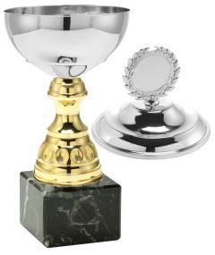 3041 Pokale mit Deckel inkl. Emblem u. Gravur | Serie 3 Stck.