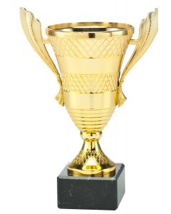 OUT.SET.337/1 Pokal Trophäe inkl. Beschriftung | 17,0 cm