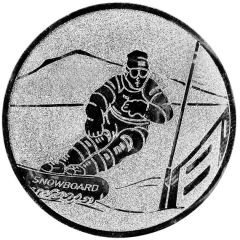 9100.341 Pokal-Emblem Snowboard | 25 mm Ø